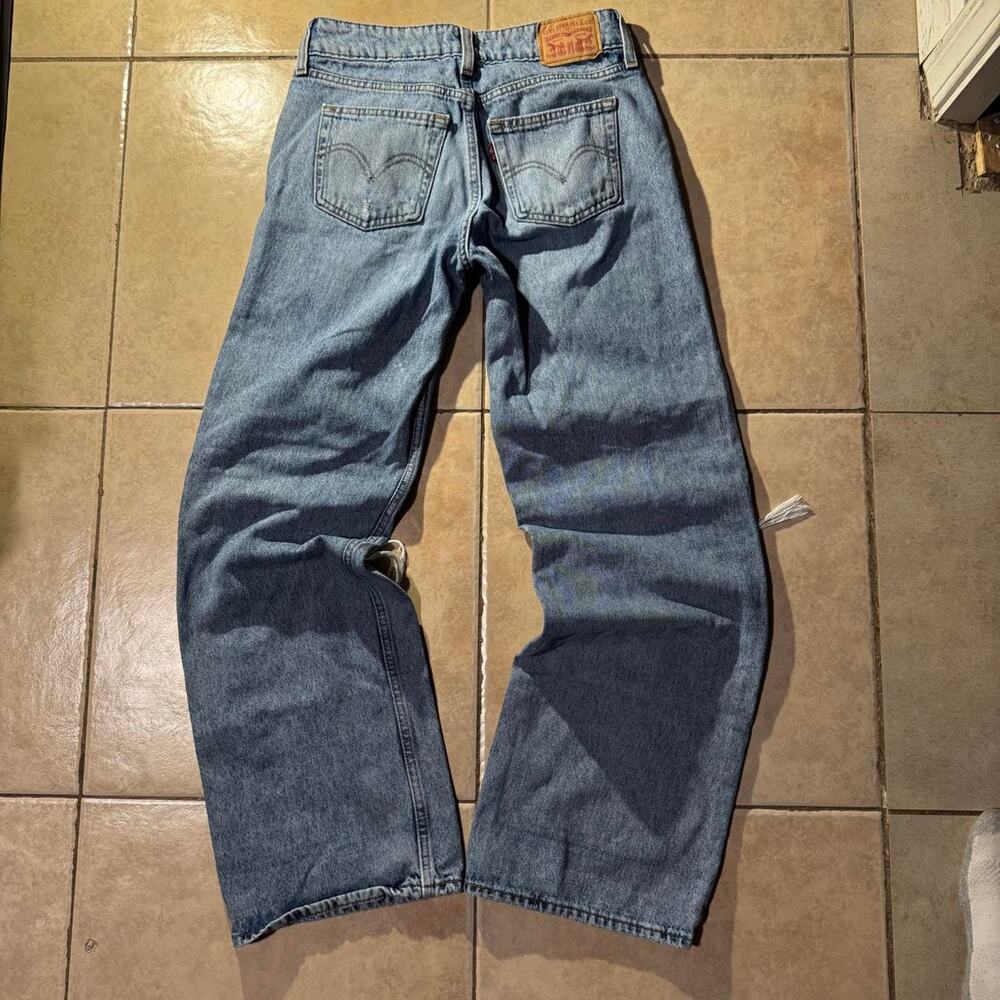 y2k Levis superlow blue jeans size 25 in womens